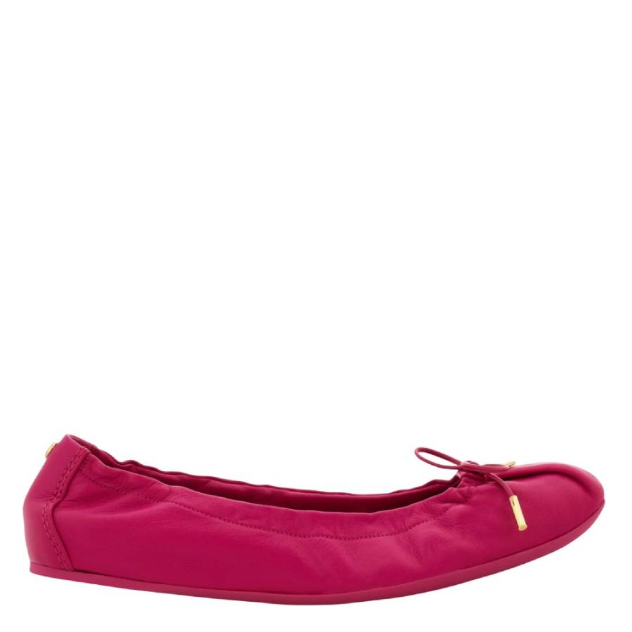 Bow Detail Elasticated Ballet Flats