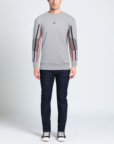 Man Sweatshirt Grey Size L Cotton