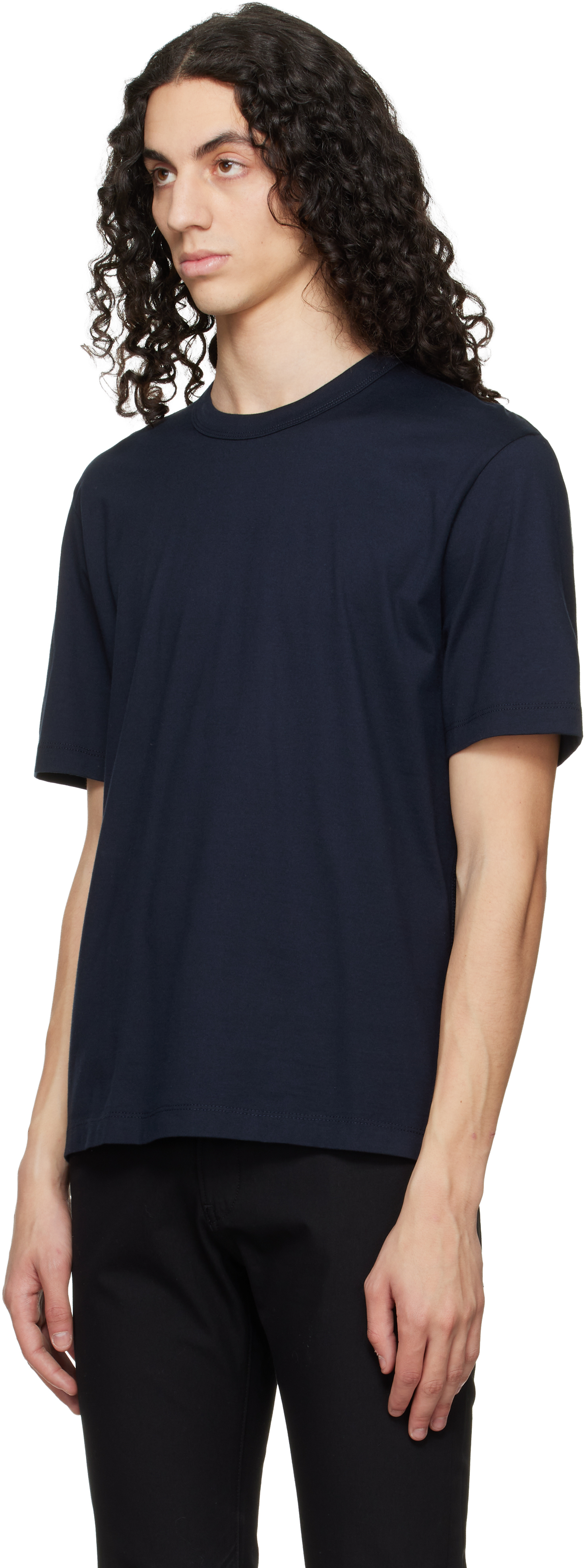 Three-Pack Multicolor Crew-Neck Cotton T-shirts