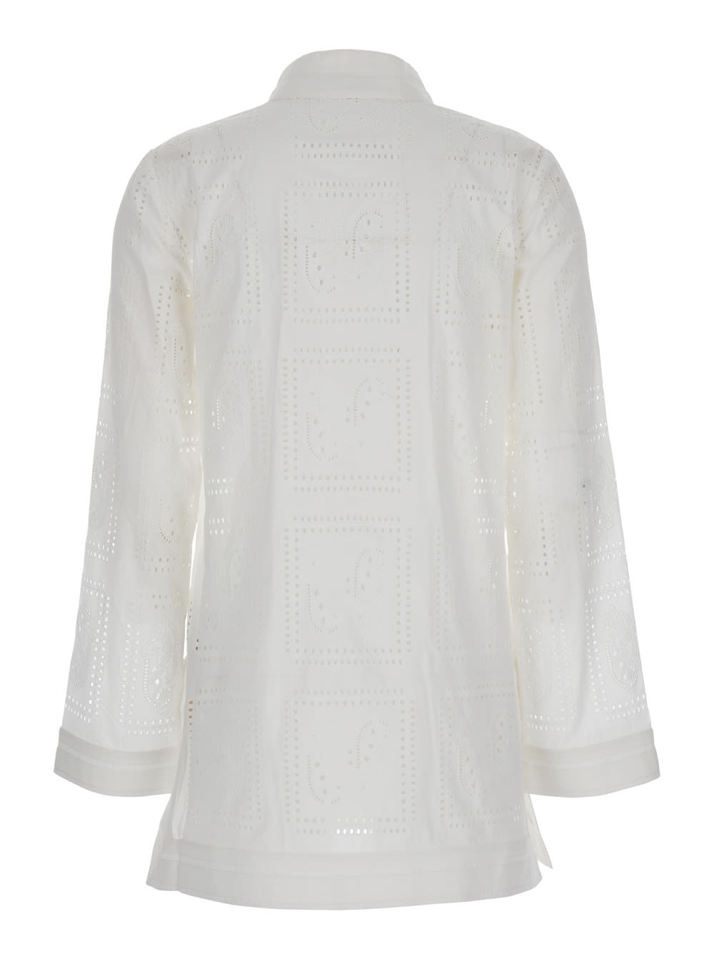 Eyelet Tory tunic - White