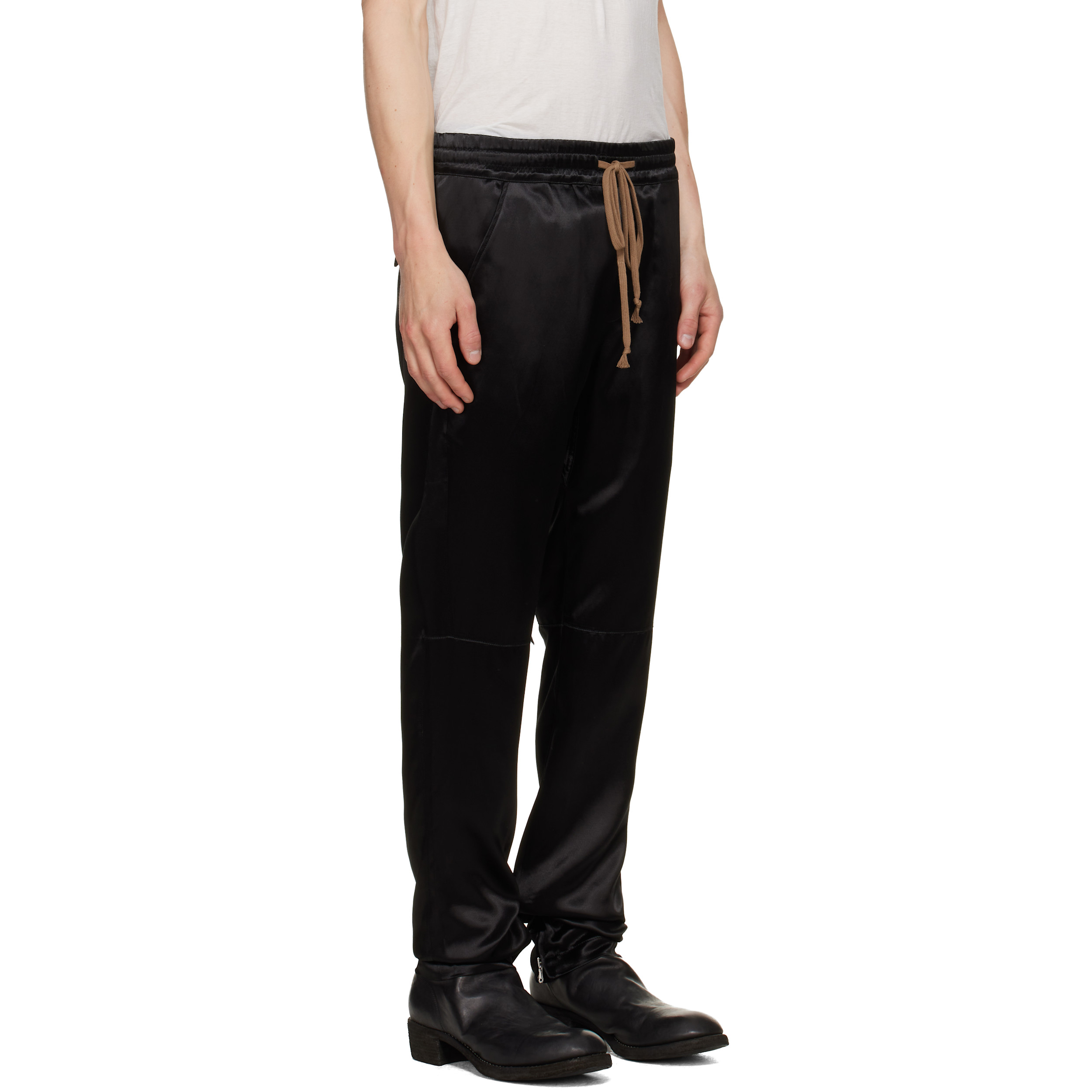 Black Moto Trousers