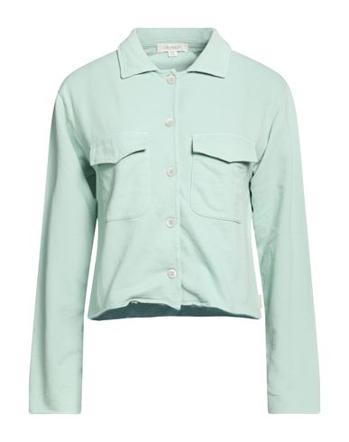 Woman Jacket Light green Size M Cotton