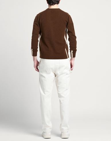 Man Cardigan Brown Size 38 Wool, Polyamide