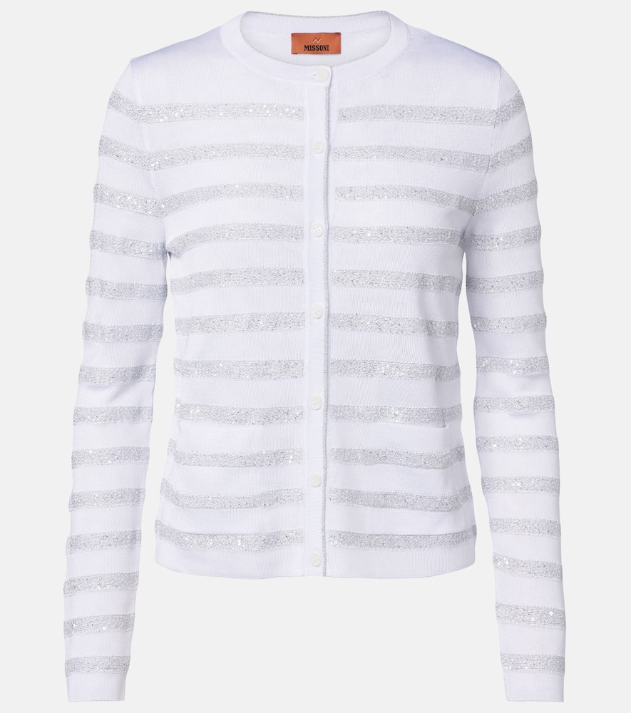Sequined cardigan