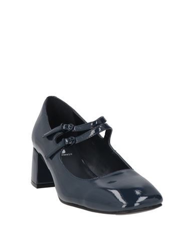 Woman Pumps Navy Size 7 Leather