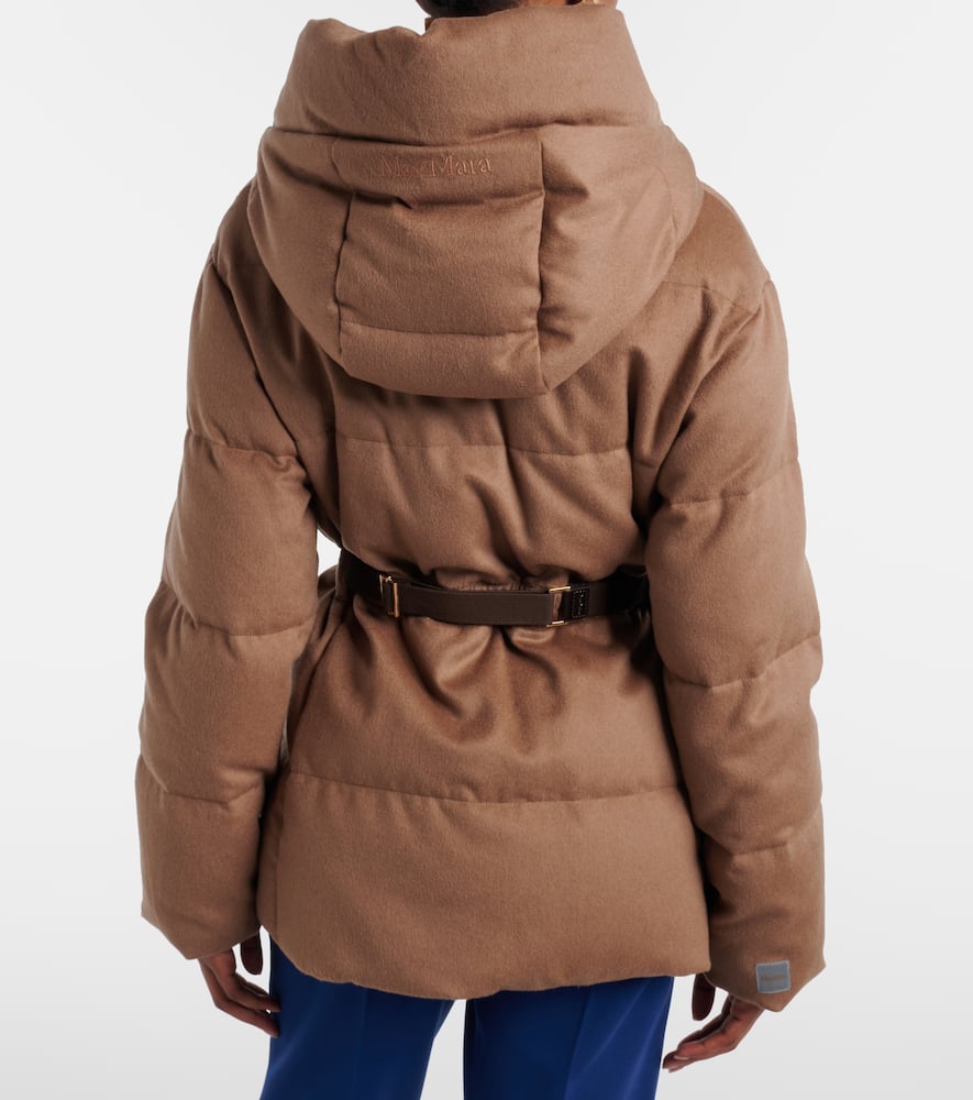 The Cube Corona camel hair puffer jacket
