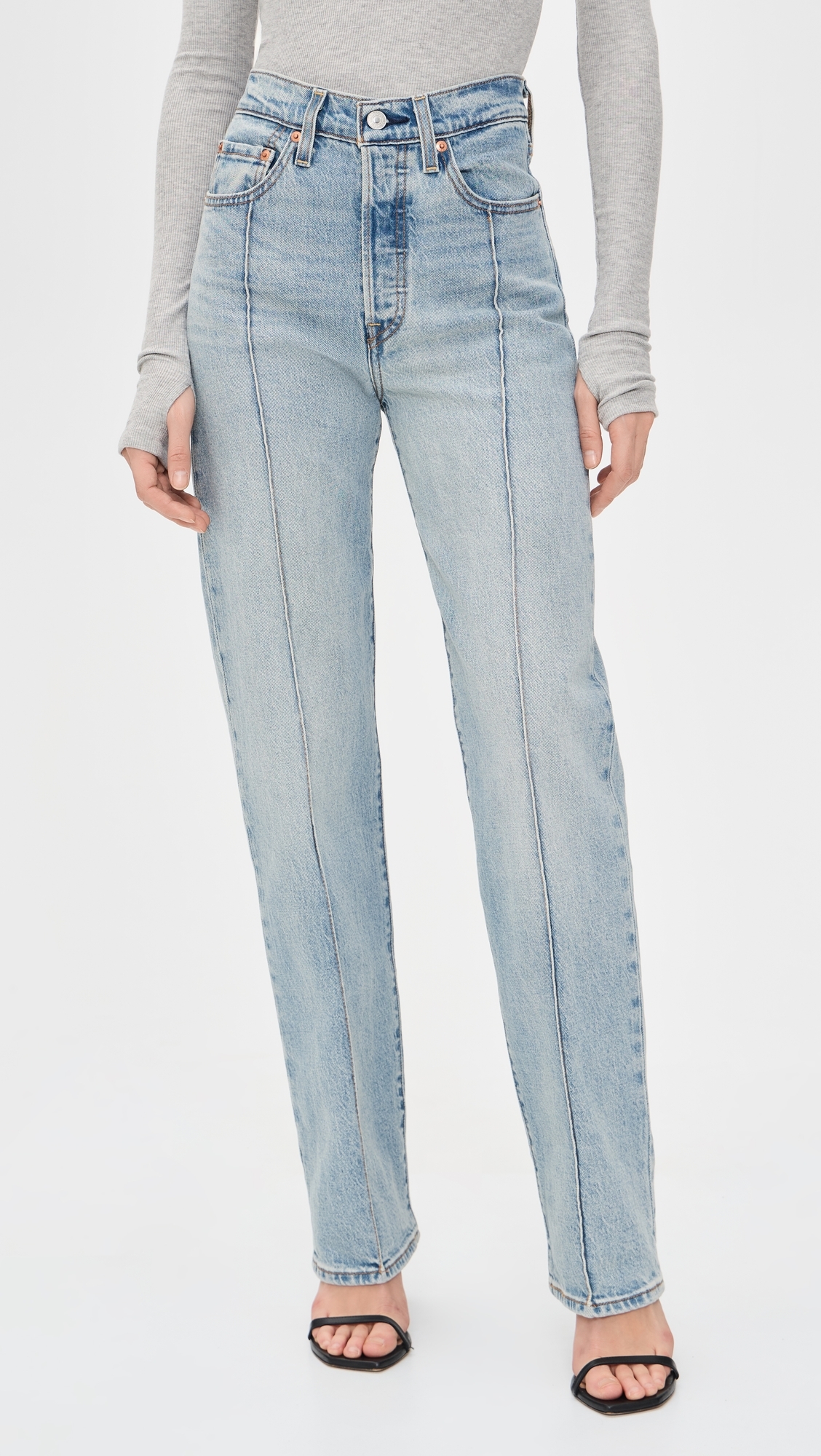 Ribcage Full Length Jeans What Now Psk