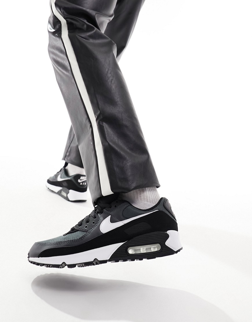 Air Max 90 sneakers in white and black