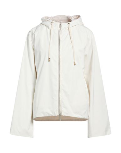 Woman Jacket White Size 6 Polyester