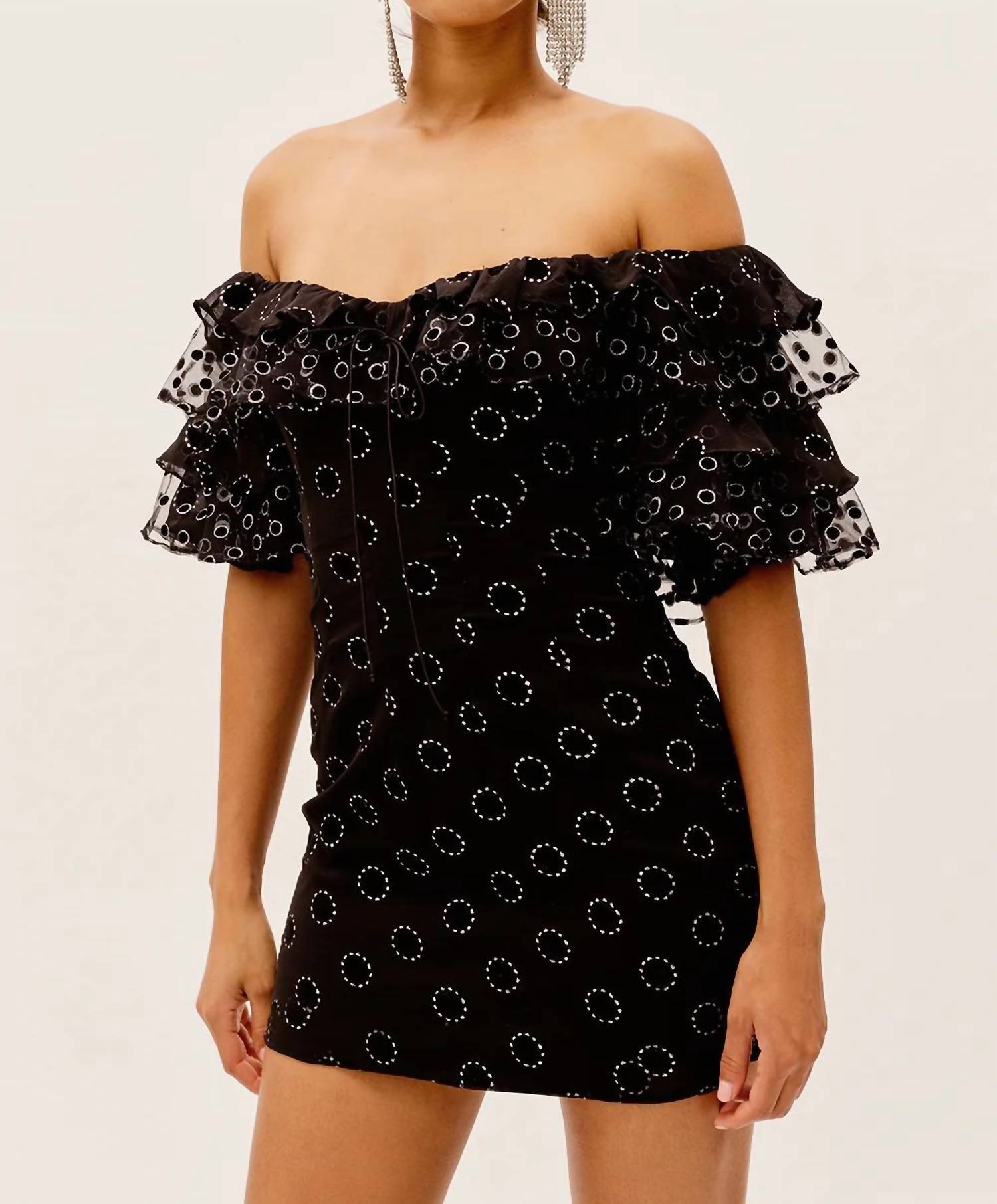 Adella Party Dress In Metallic