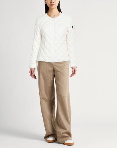 Woman Puffer White Size 6 Polyamide