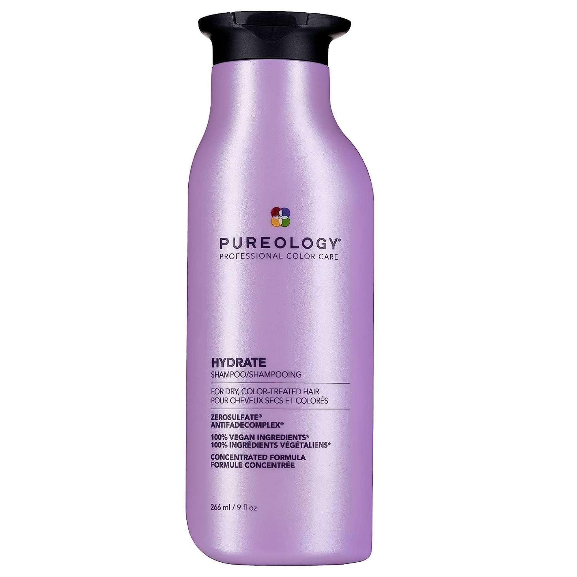 Pureology Womens Hydrate Moisturising Shampoo for Medium to Thick Dry Colour-Treated Hair - One