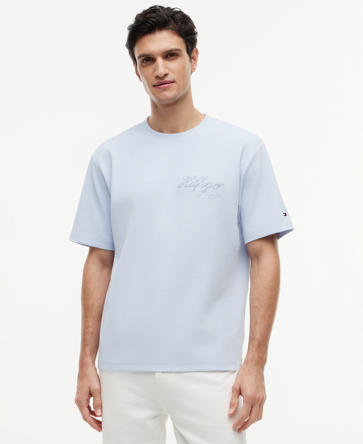 Men's Nautical Rope Graphic T-Shirt - Breezy Blue