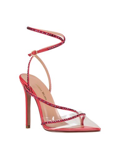 Woman Pumps Red Size 10 Leather, PVC