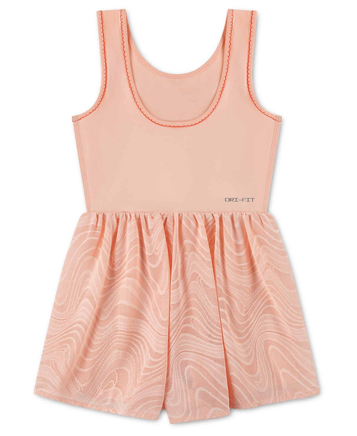 Girls' 4-6X Breezy Runsie Dress - Arctic Orange