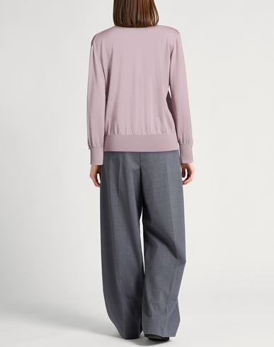 Resort Woman Turtleneck Lilac Size 10 Virgin Wool, Cotton, Viscose