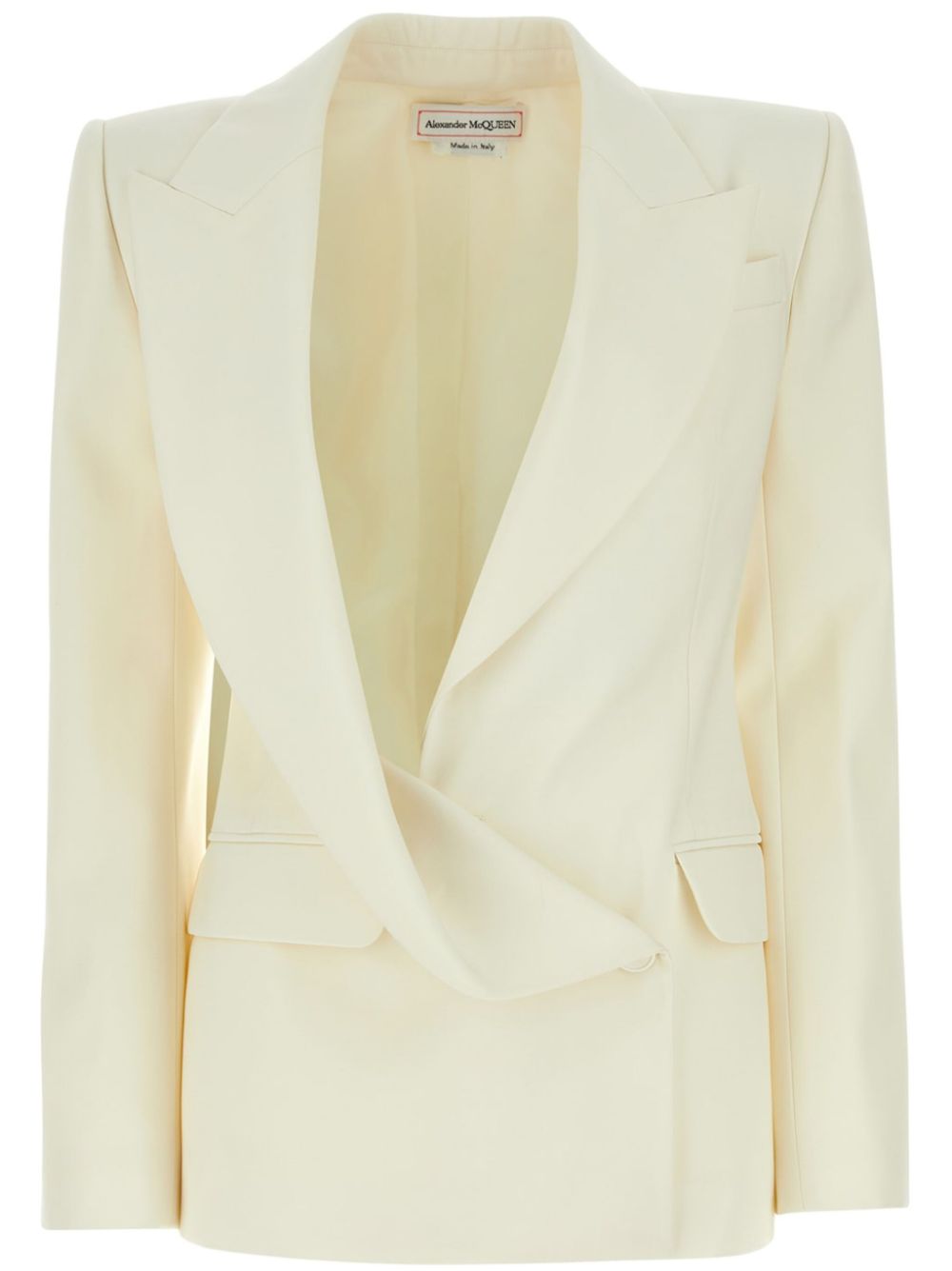 Wool blazer - White