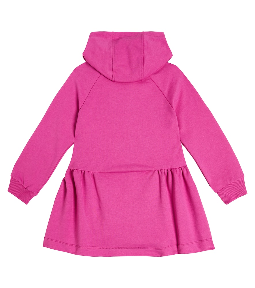 Versace Kids Embellished cotton sweater dress