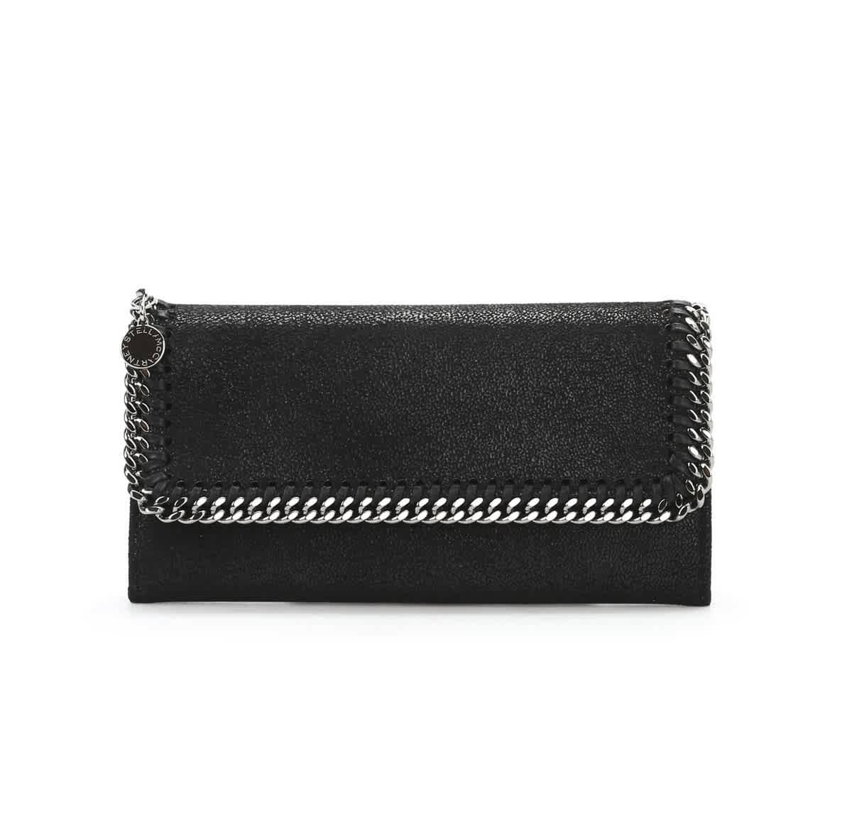 Falabella Continental Wallet- Black