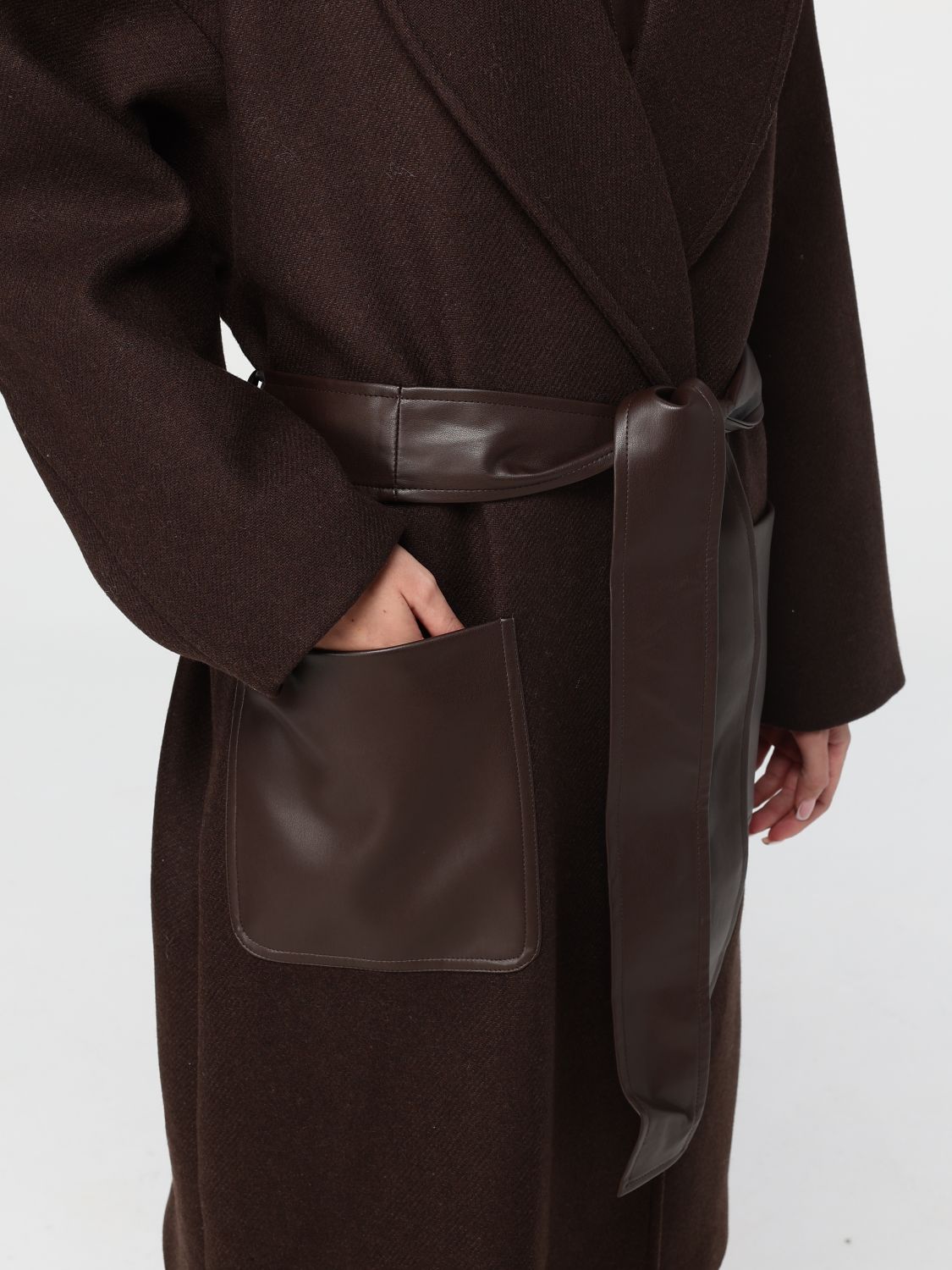 Belted coat - Brown
