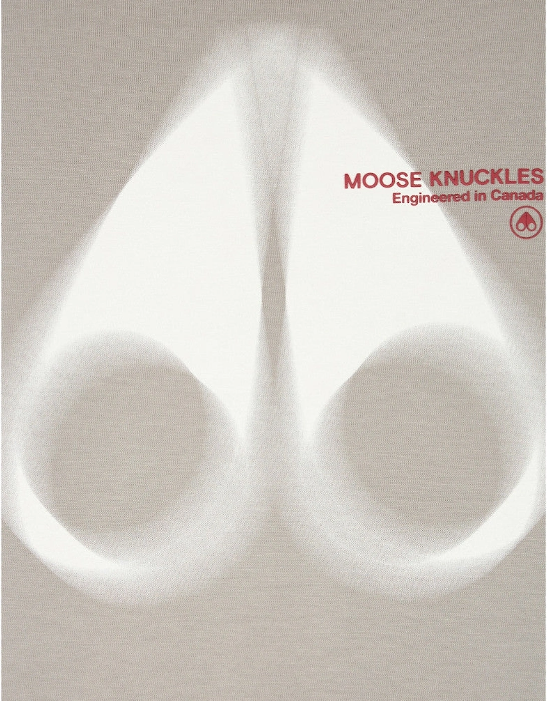 Men's Moose Knuckles Maurice Tee 1456 Dusk - Grey - Size: 44/Regular