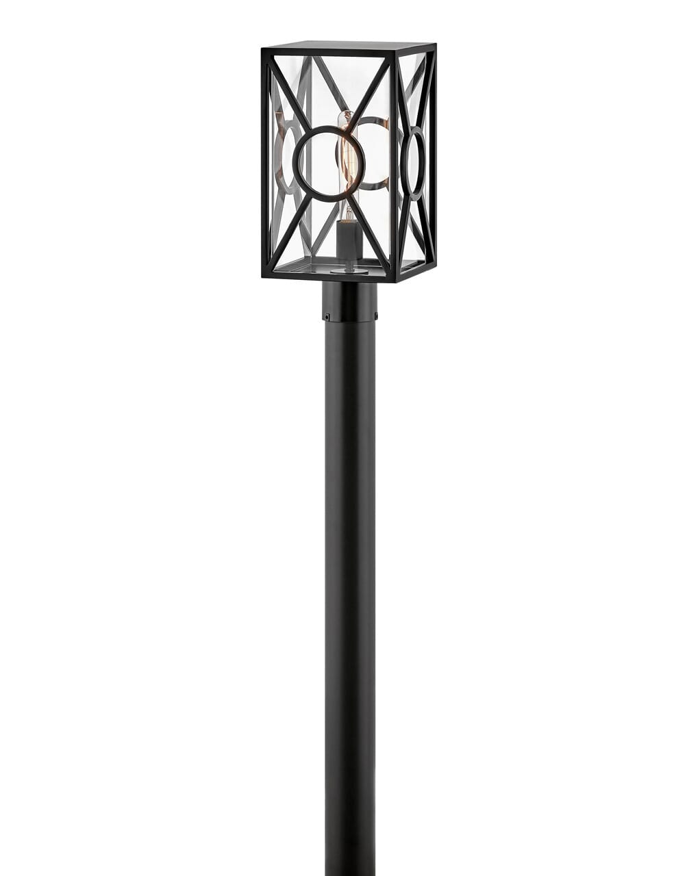Black LED Post Top or Pier Mount from the Brixton Collection