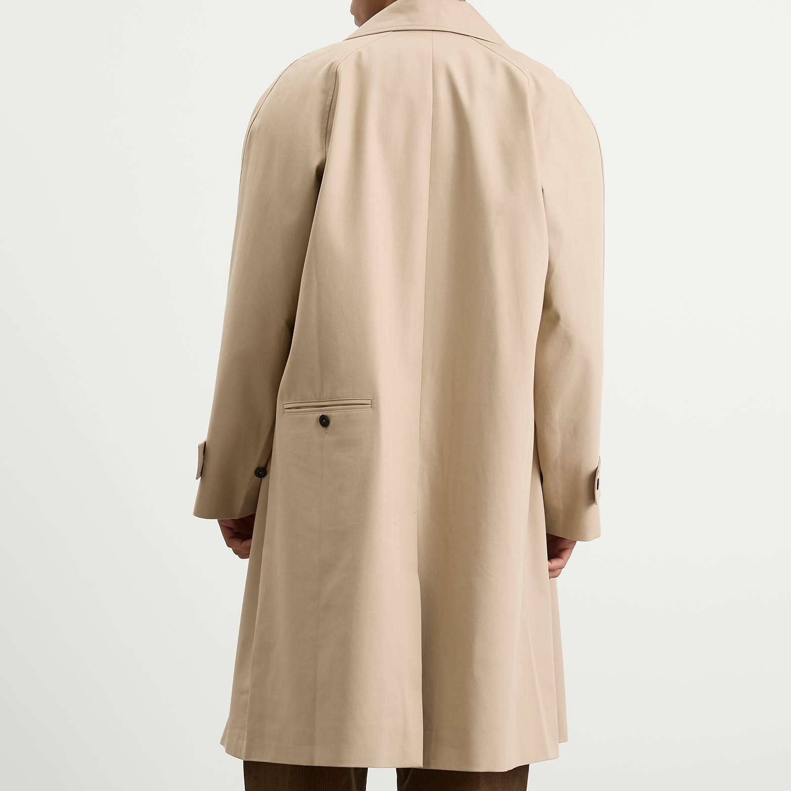 Men's Westminster Raglan Sleeve Overcoat Beige