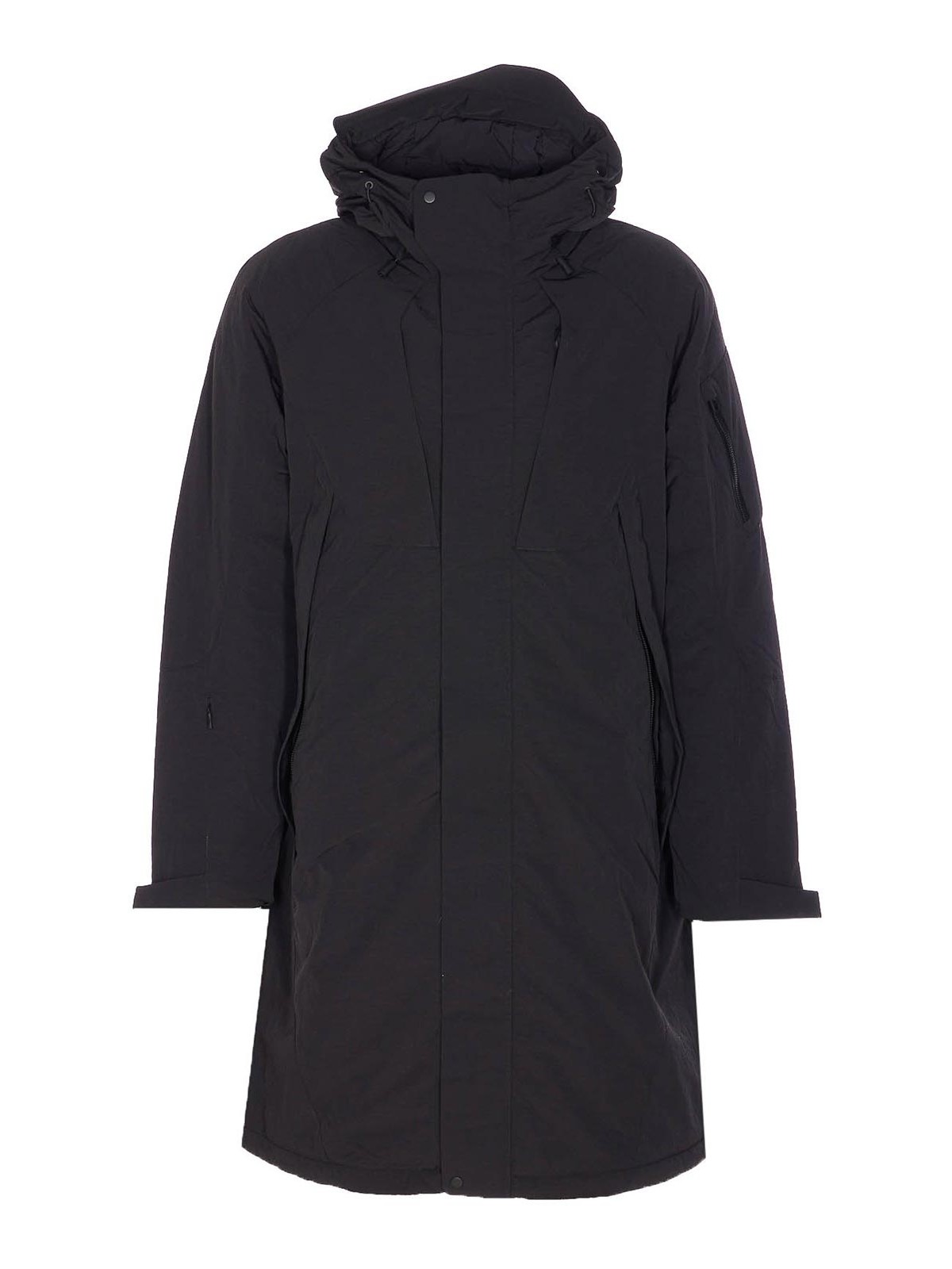 Black Hybrid Down Jacket