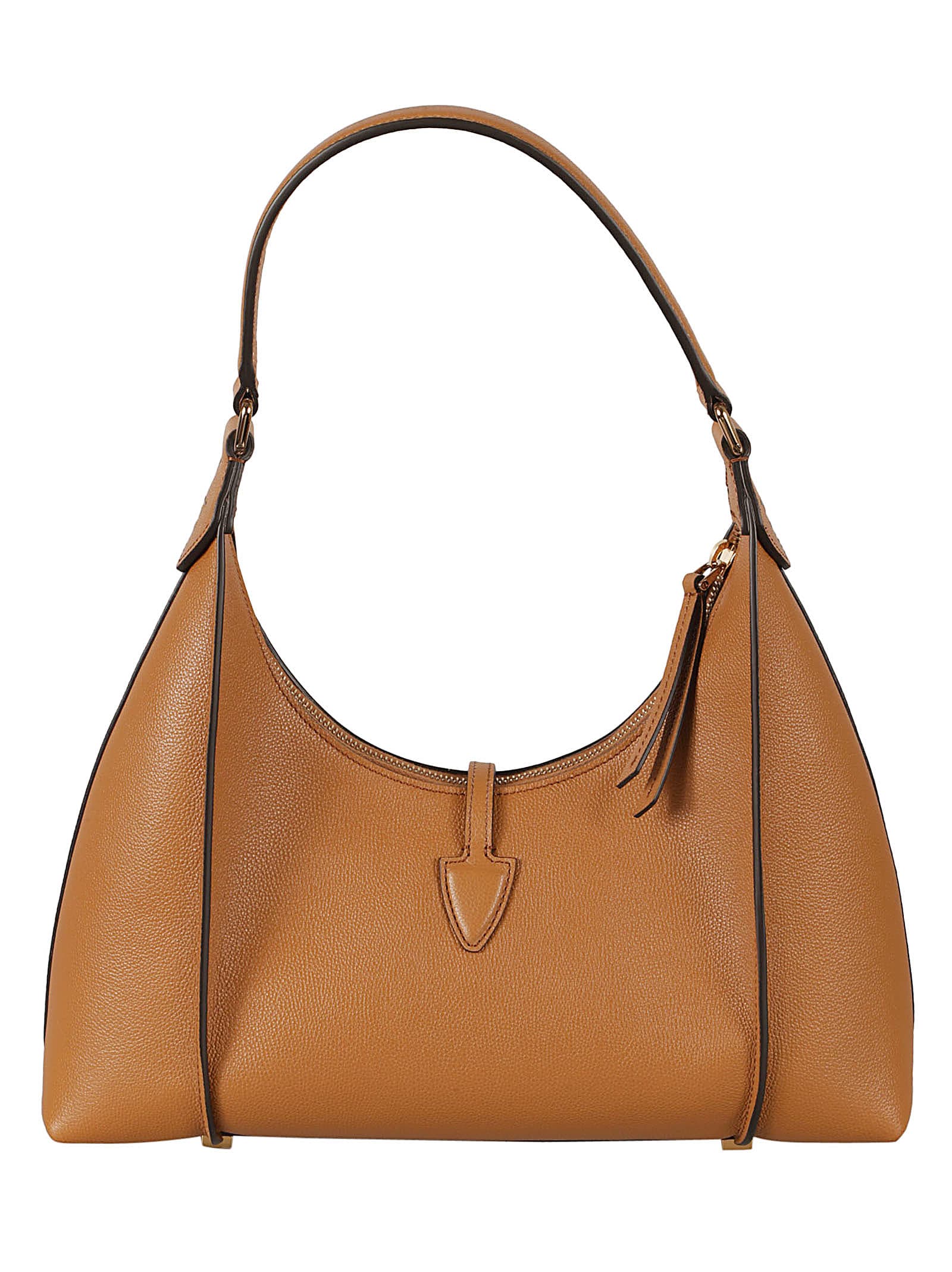 Hanging Logo Top Zip Tote