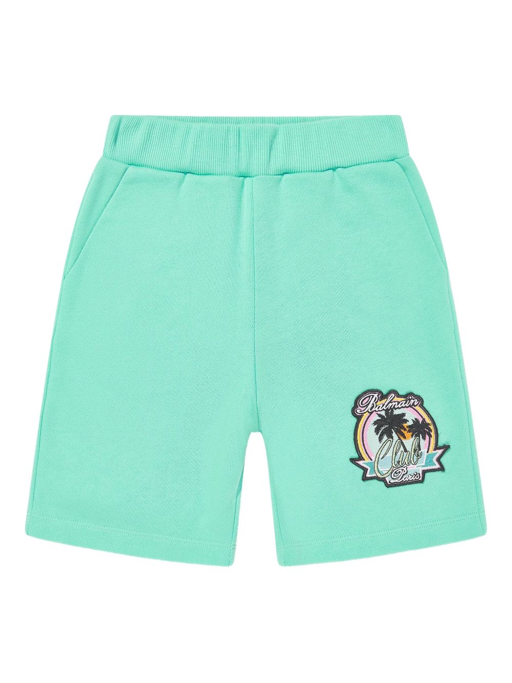 Balmain Kids cotton shorts - Green