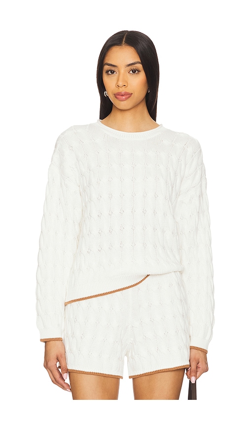 Stitches & Stripes CARDIGAN ELMONT in White. Größe XS. Also in