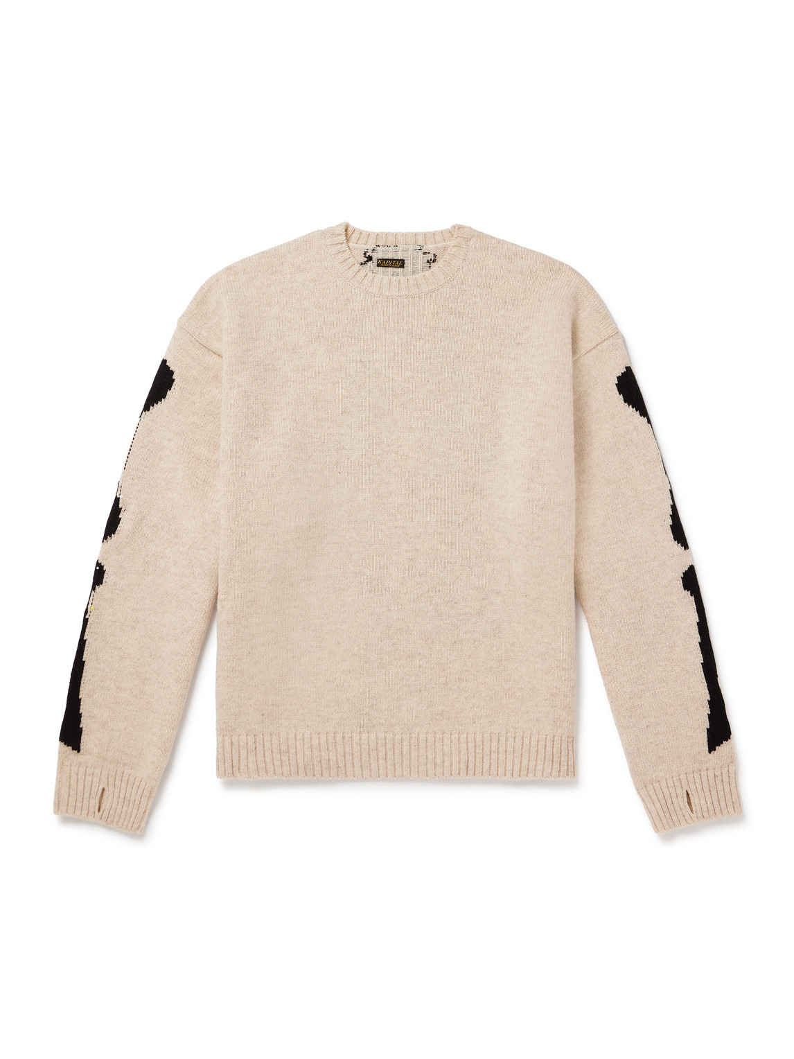 Oversized Intarsia Wool Sweater