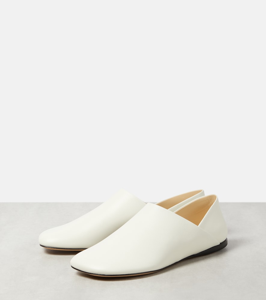 Toy leather slippers