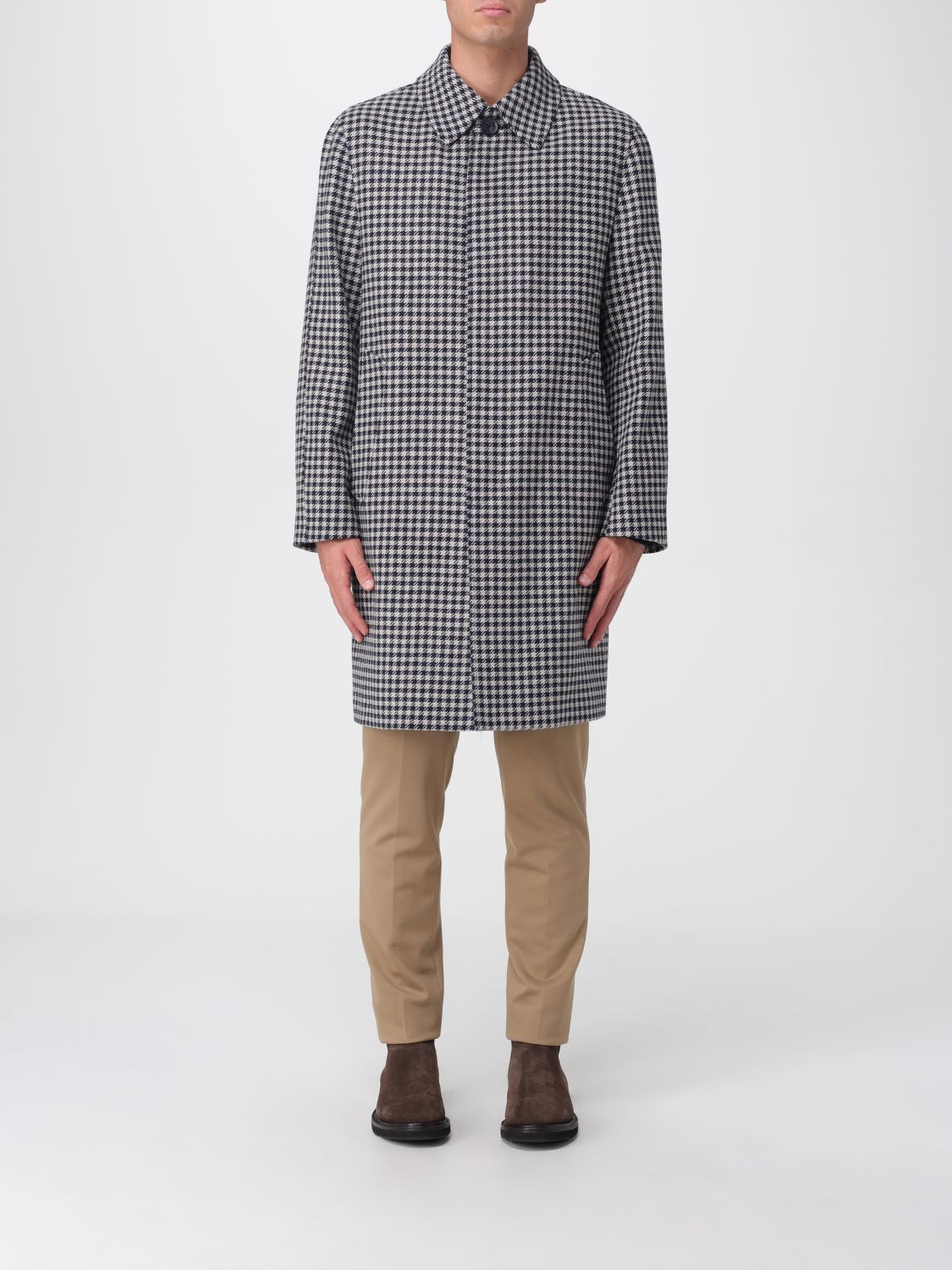 Coat Men color Multicolor