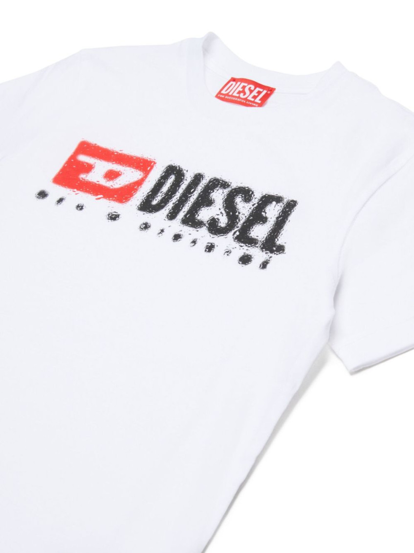 Boys White Logo T-shirt