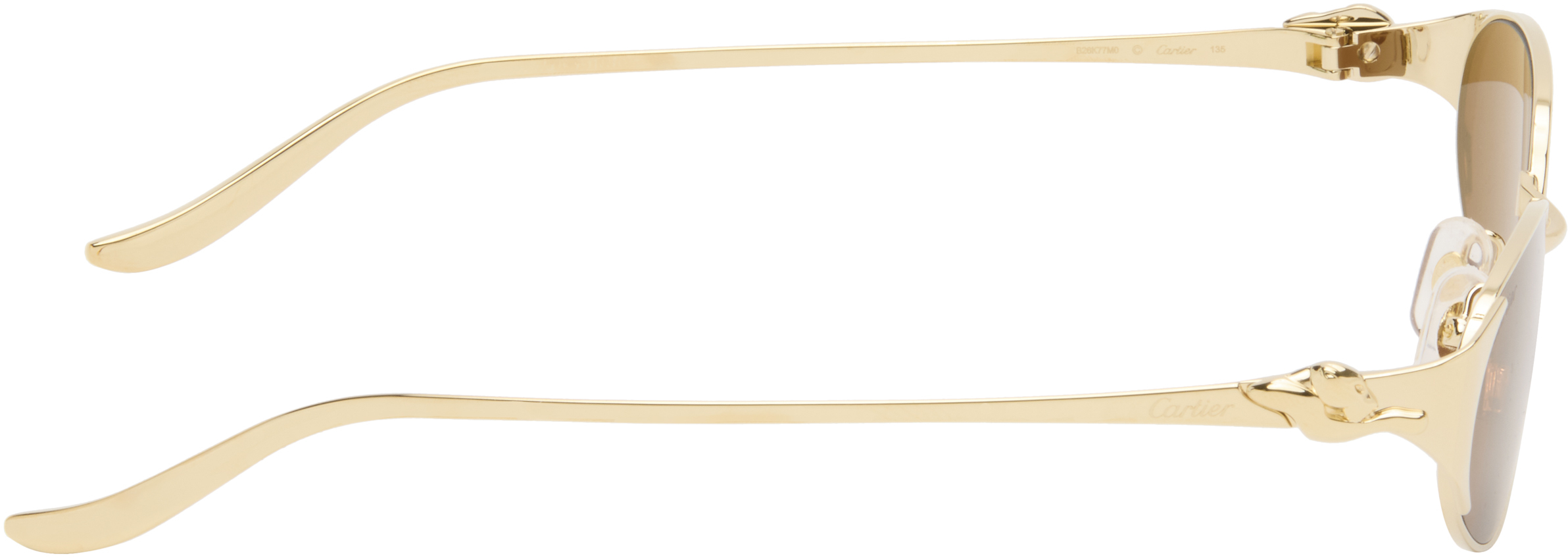 Gold 'Panthère de ' Sunglasses
