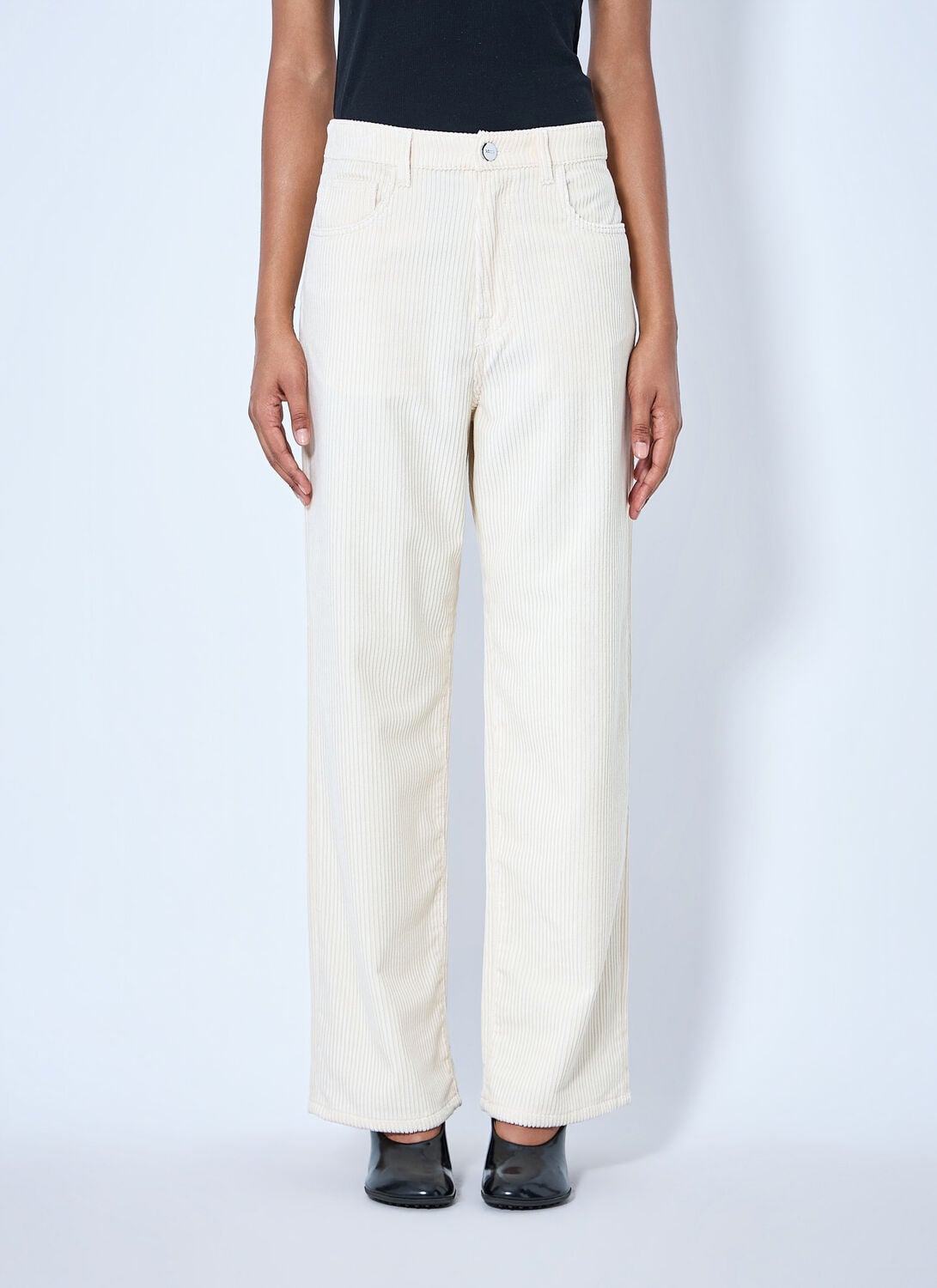 Bruun - Signature Baggy Corduroy Pants - Woman Pants Cream Fr