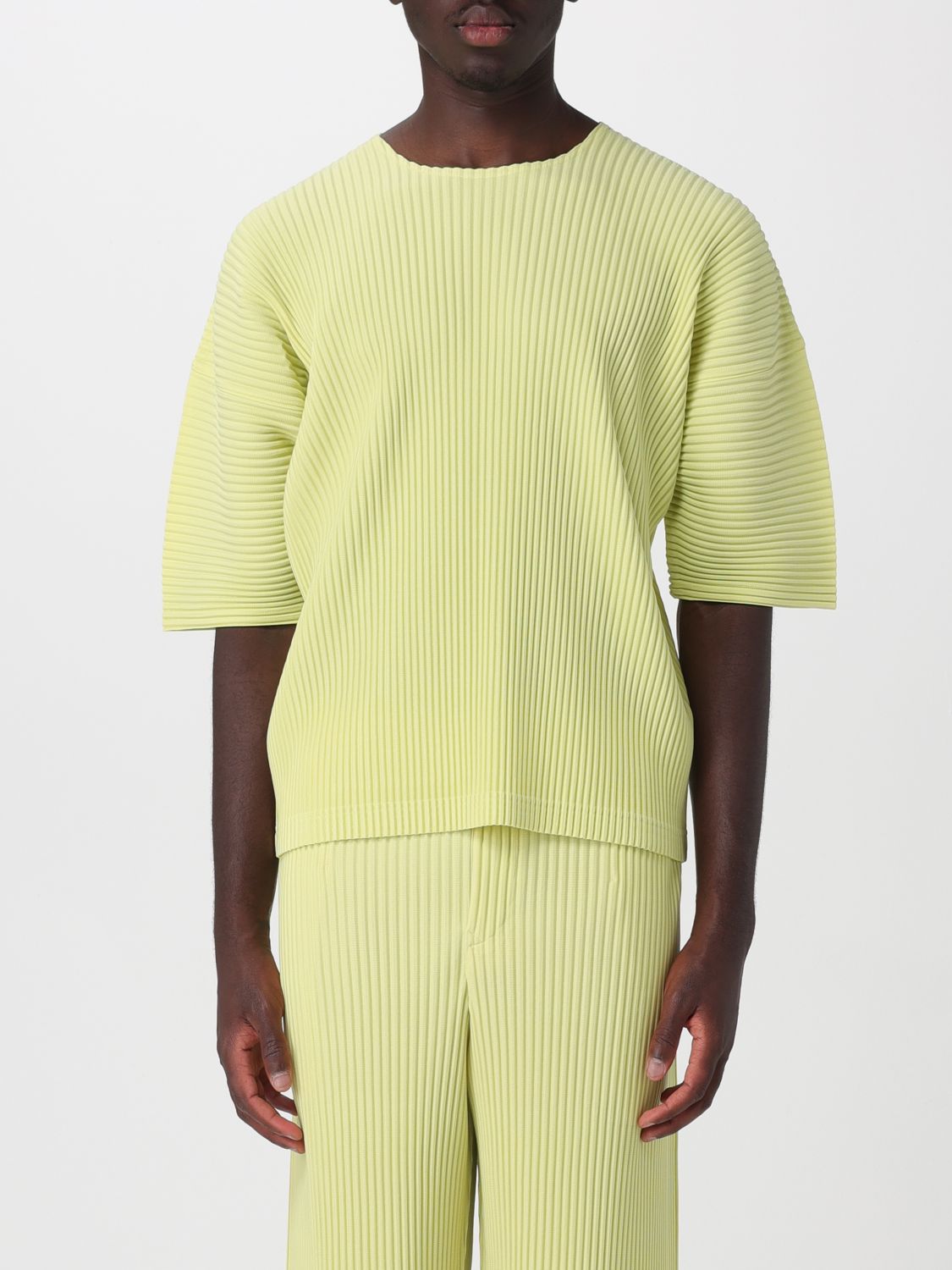 Polo Shirt Men color Yellow