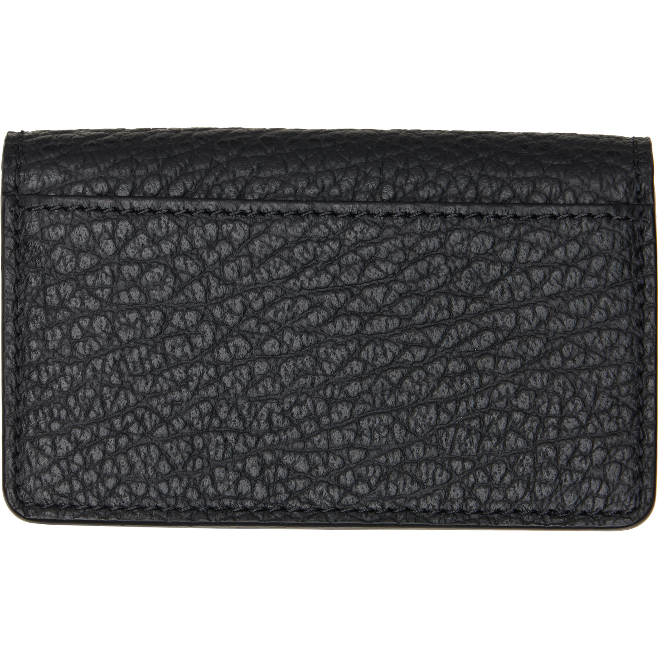 Black Four Stitches Card Holder