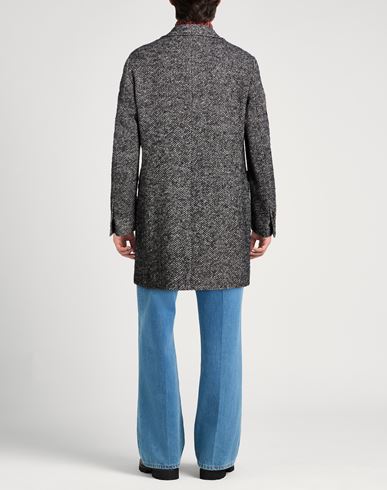 Man Coat Midnight blue Size 42 Wool, Acrylic, Synthetic fibers, Alpaca wool, Merino Wool