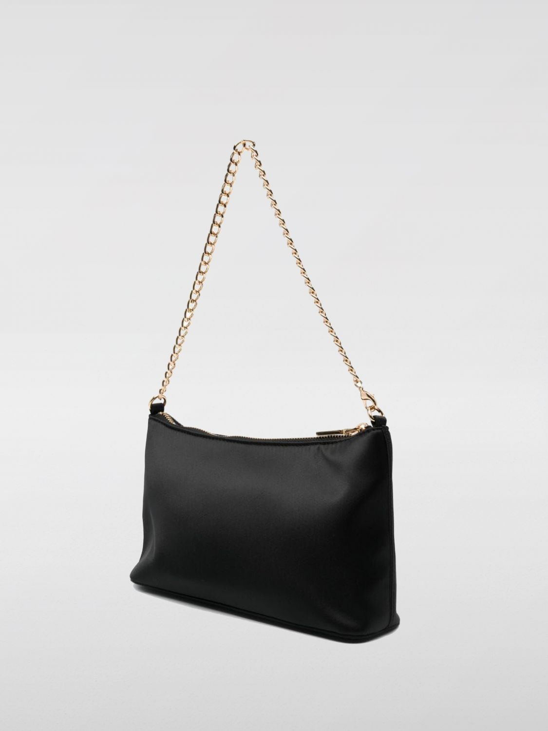 Logo-lettering shoulder bag - Black