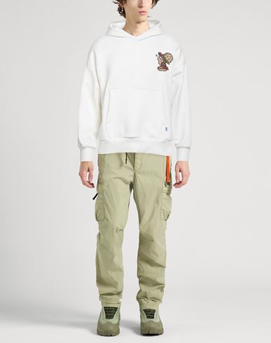 Man Sweatshirt Ivory Size L Cotton