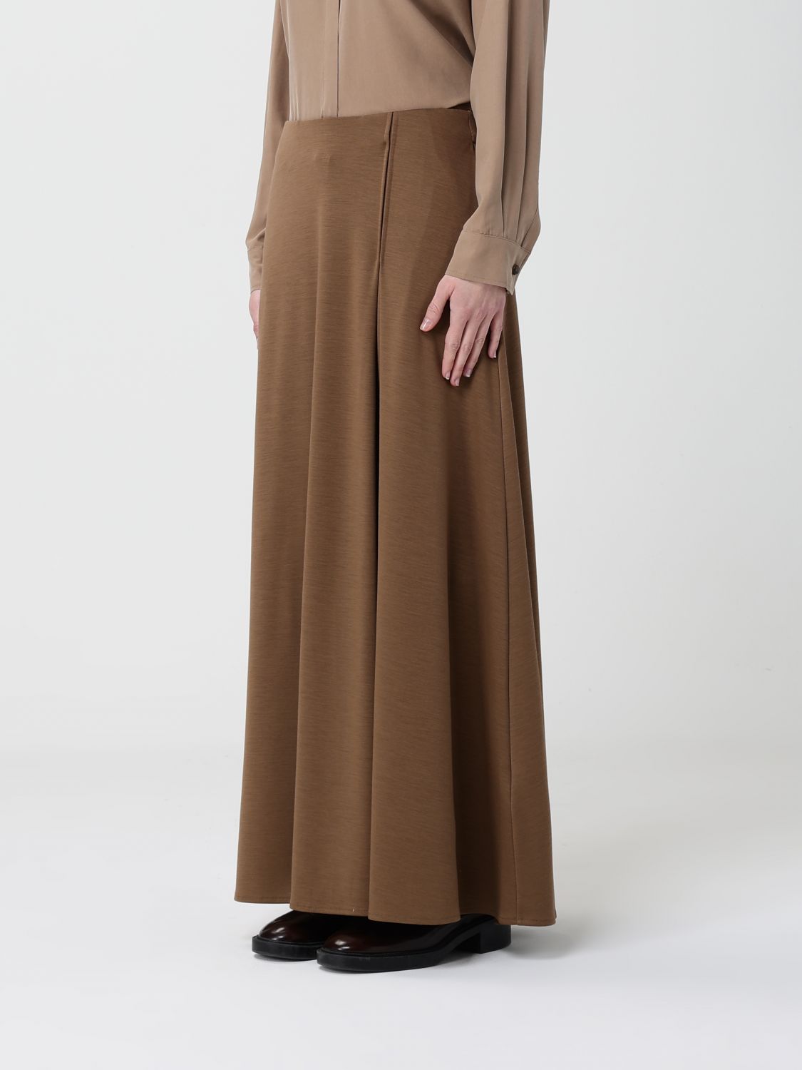 Skirt Woman color Leather