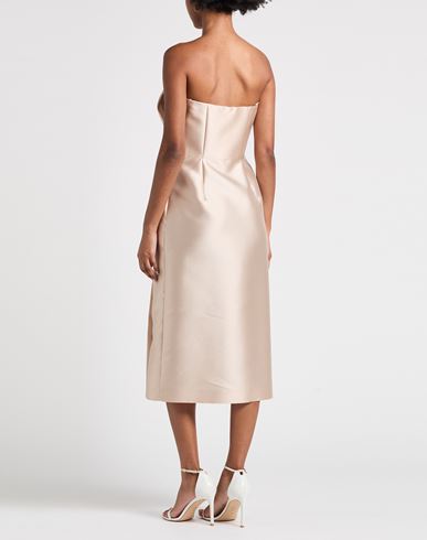 Woman Midi dress Light pink Size 8 Polyester, Silk
