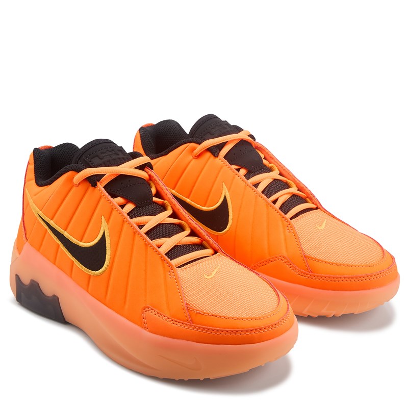 Kids' Lebron Witness Vii Basketball Shoe Big Kid Shoes (Orange)