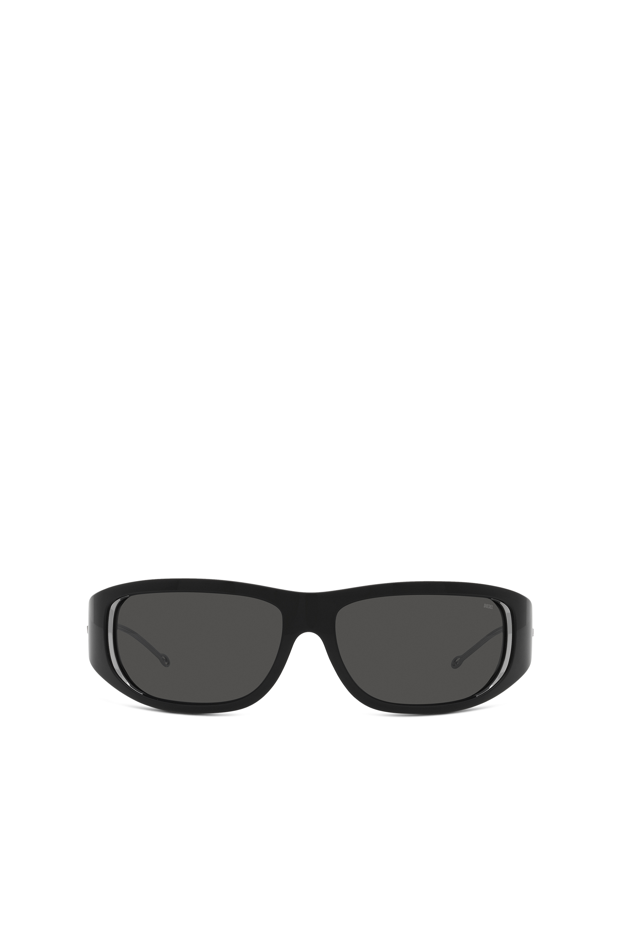 Wraparound style sunglasses - Sunglasses - Unisex - Black