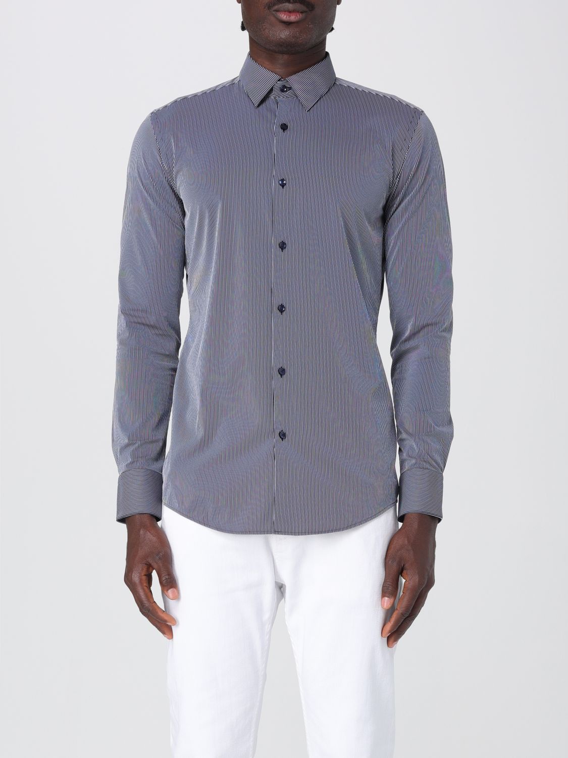 Shirt BOSS Men color Blue