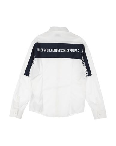 Bikkembergs Kid Boy Shirt White Size 16+ Cotton, Elastane