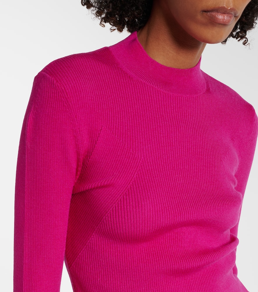 Nina Ricci Ruffled wool-blend sweater