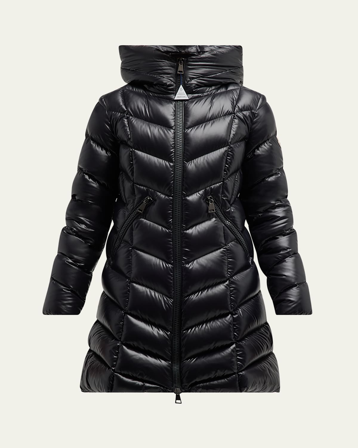 Marus Long Chevron-Quilted Jacket